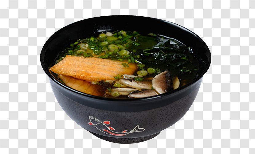 Miso Soup Udon Soba Lamian Bowl - Noodle Transparent PNG