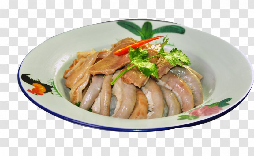 Chitterlings Asian Cuisine Domestic Pig - Dishware - Delicious Pork Bellies Fen Chang Huai Salt Transparent PNG