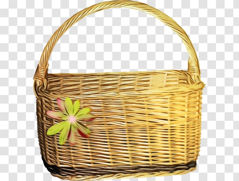 Wicker Basket Picnic Storage Hamper - Home Accessories Gift Transparent PNG