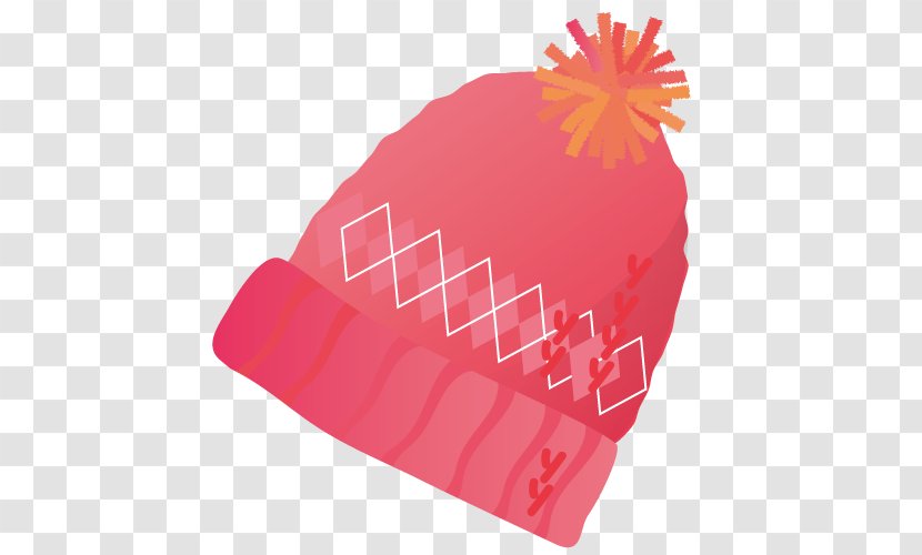 Winter Pink Hat Illustration. - Beret - Clothing Transparent PNG