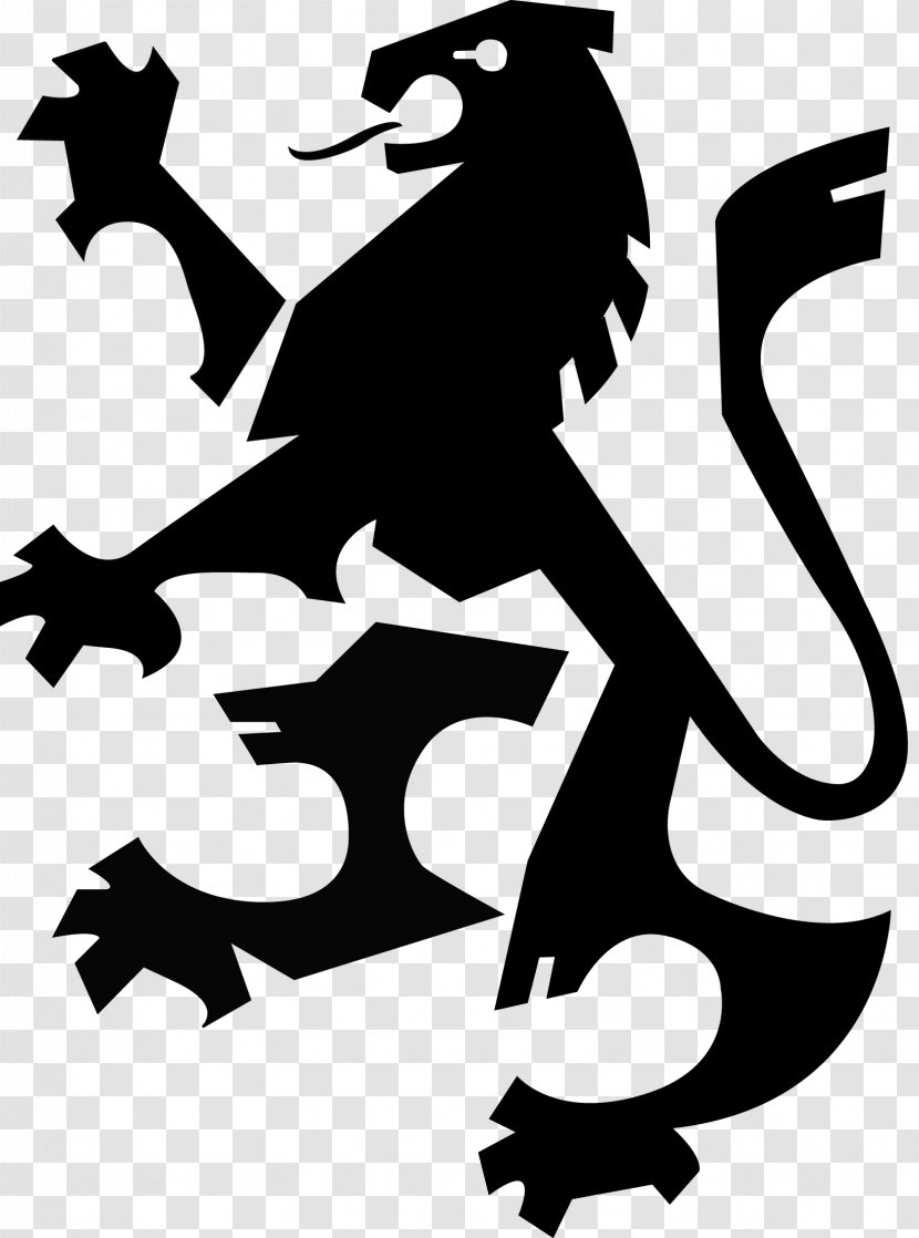 Dragon Logo - Crest - Blackandwhite Transparent PNG
