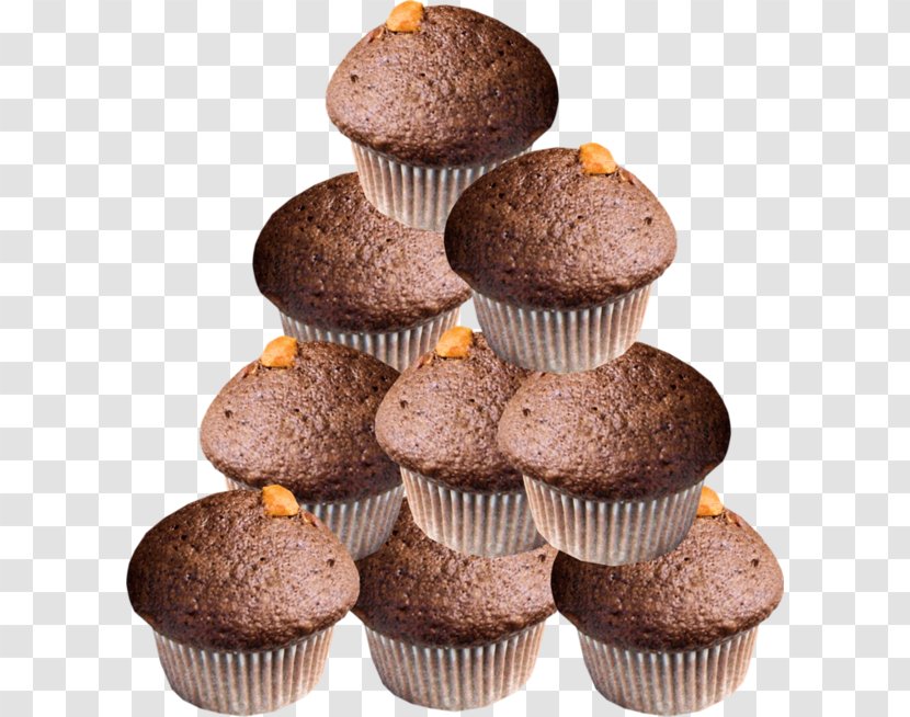 Muffin Cupcake Buttercream Chocolate Flavor Transparent PNG