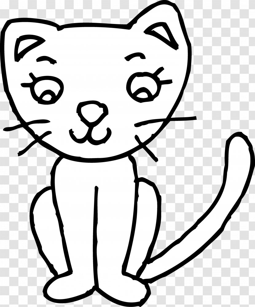 Cat And Kitten Clip Art Openclipart - Frame Transparent PNG