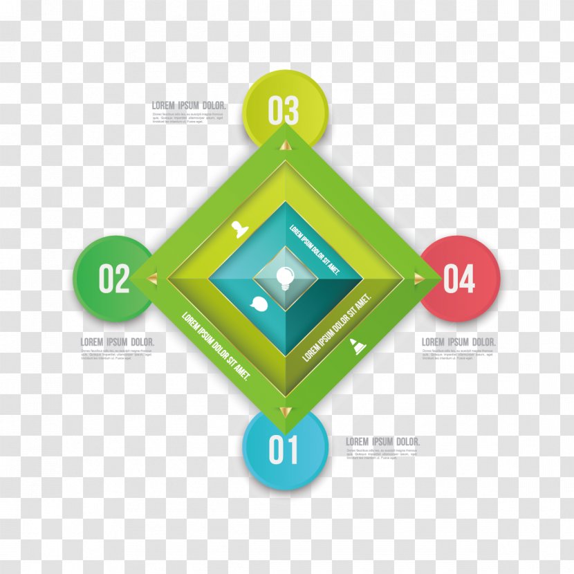 Infographic Illustration - Information - Vector Material Quadrilateral Ppt Transparent PNG