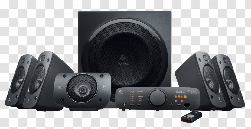 5.1 Surround Sound Loudspeaker Logitech Computer Speakers - Cartoon Transparent PNG