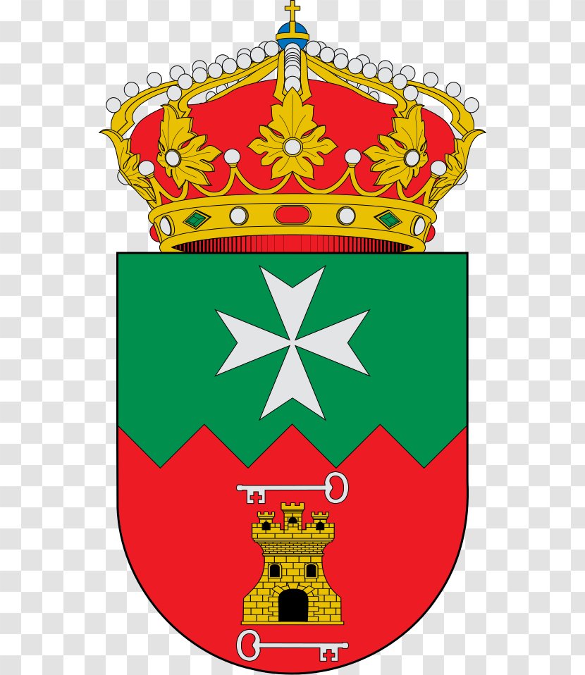 Escutcheon Villalba De Los Alcores Blazon Coat Of Arms Gules - Christmas Ornament - Castillo Segovia Spain Transparent PNG