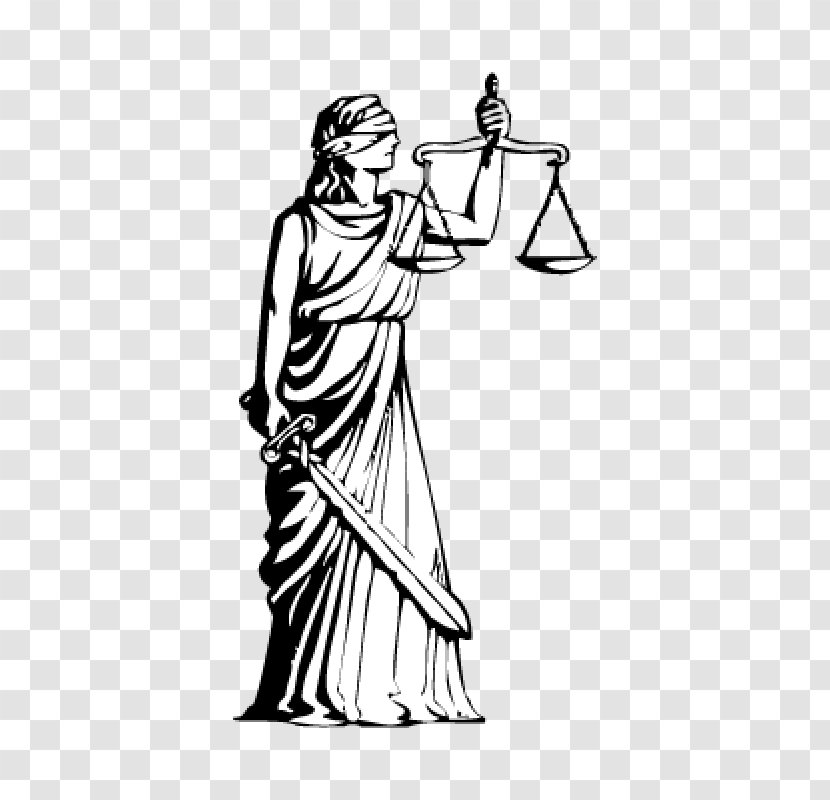 Lady Justice Clip Art Vector Graphics Themis Openclipart - Royaltyfree - Idps Streamer Transparent PNG