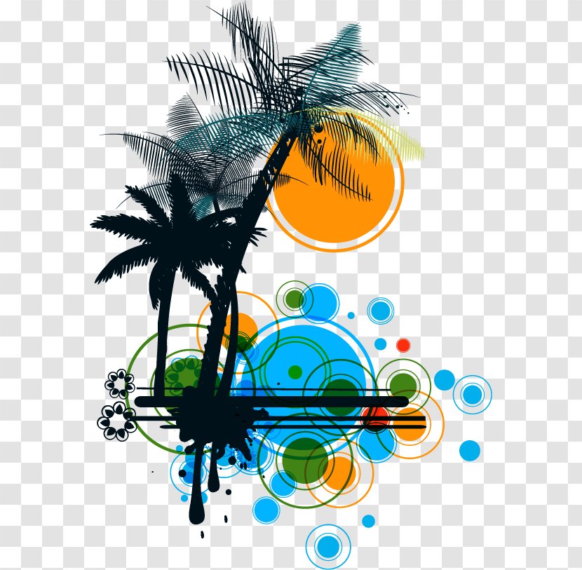 Beach Vector - Portable Document Format - Vecteur Transparent PNG