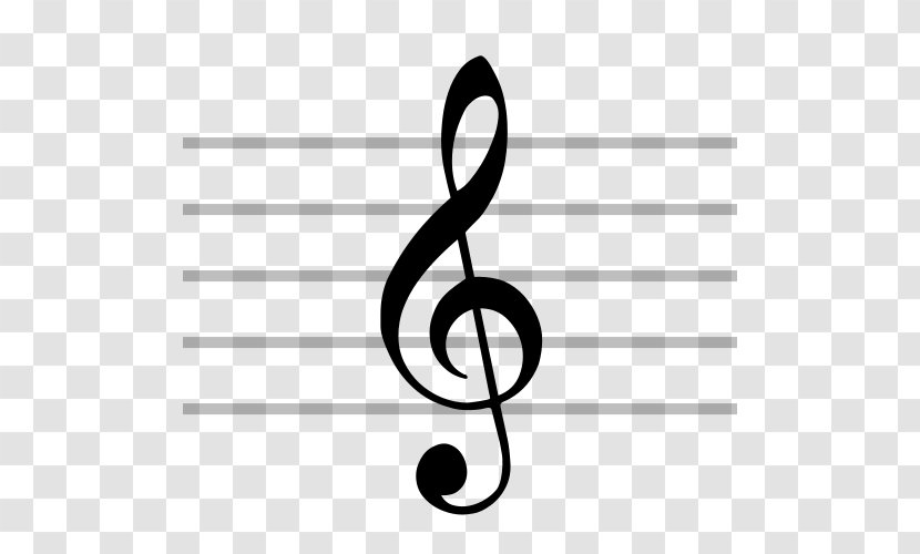 Clef Musical Note Notation Staff - Cartoon Transparent PNG