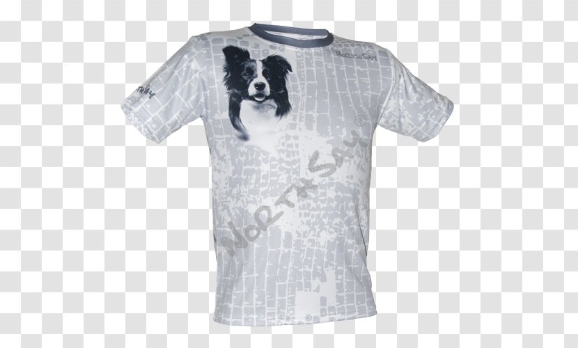 T-shirt Border Collie Flat-Coated Retriever Polyester Sleeve Transparent PNG