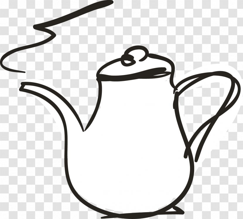 Tea Drawing Clip Art - Cartoon - Coffee Pot Transparent PNG