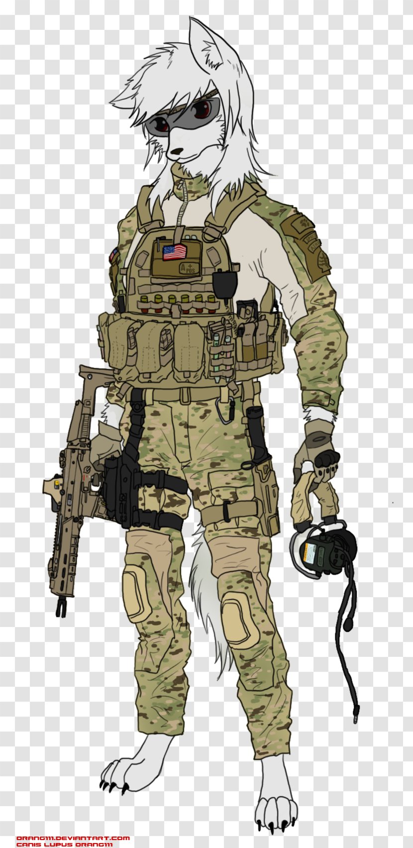 Furry Fandom Soldier DeviantArt - Drawing Transparent PNG