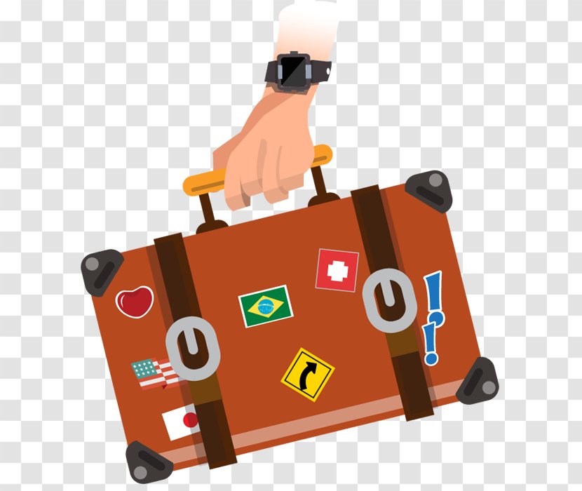 Travel Baggage Suitcase Clip Art - Tourism - Tourist Transparent PNG