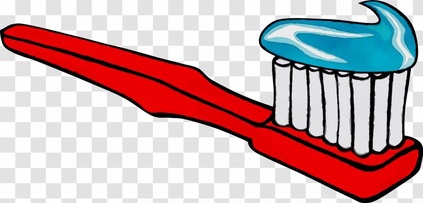 Paint Brush Cartoon - Toothpaste - Presentation Transparent PNG