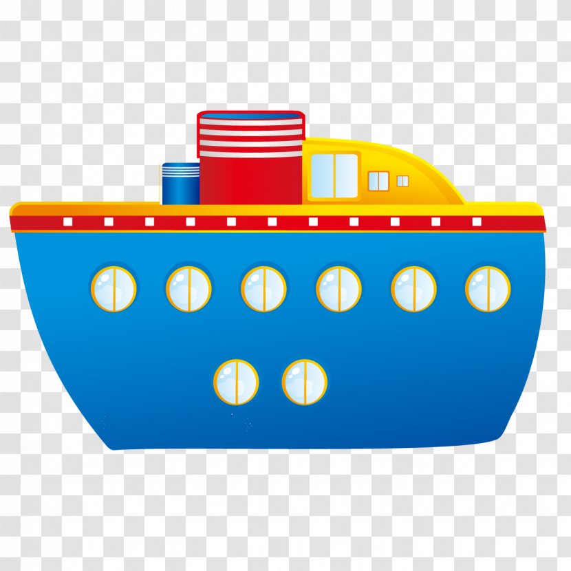 Cartoon Cruise Ship Clip Art - Area - Huge Transparent PNG