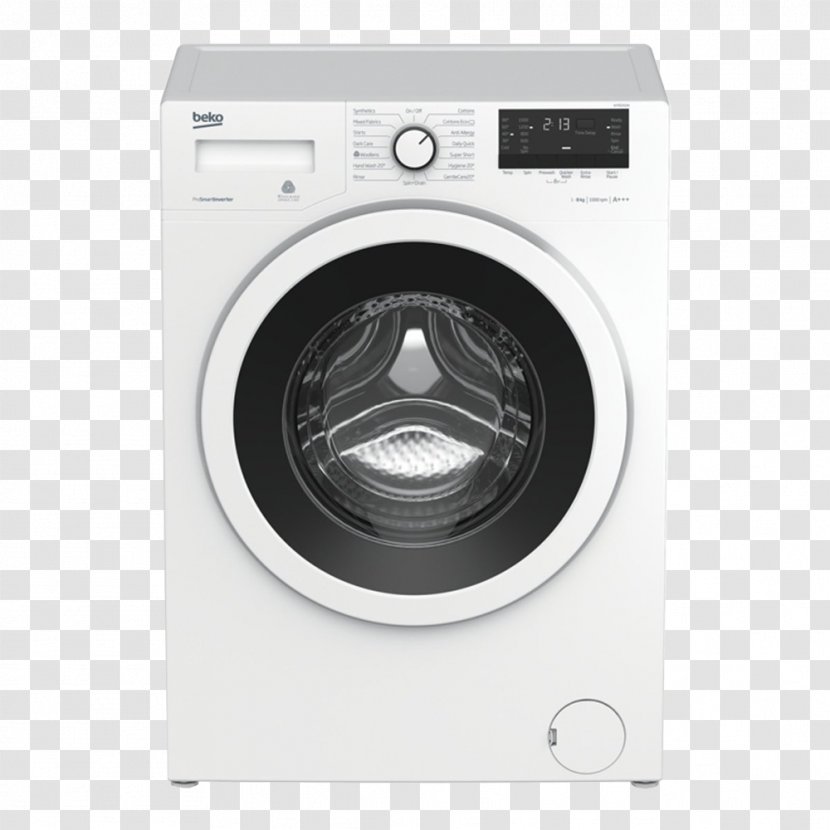 Clothes Dryer Washing Machines Beko Combo Washer - Car Machine Transparent PNG