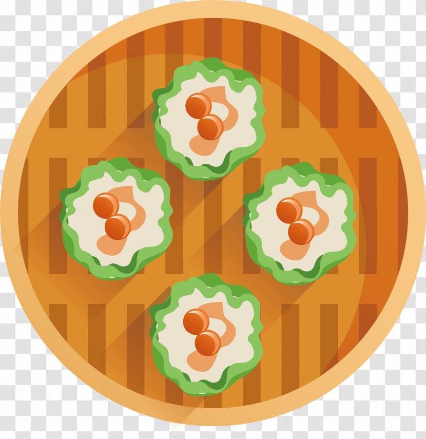 Egg Tart Custard Dim Sum - Drawing - Vector Transparent PNG