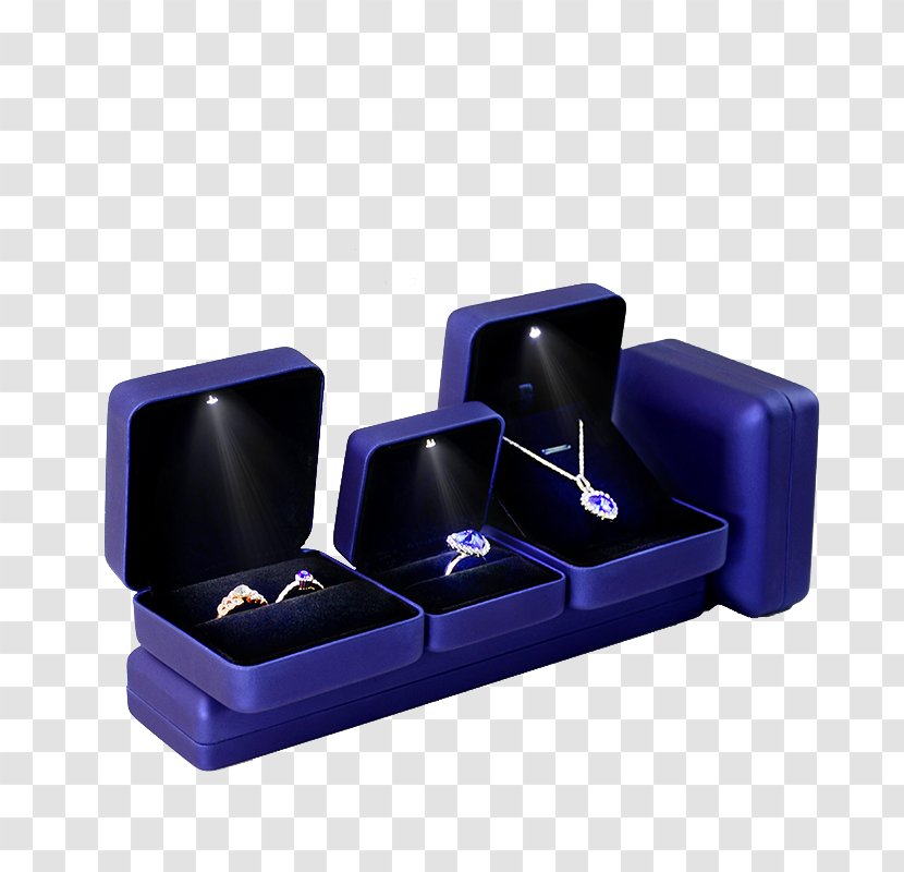 Chanel Box Casket Jewellery Packaging And Labeling - Cobalt Blue - Jewelery Transparent PNG