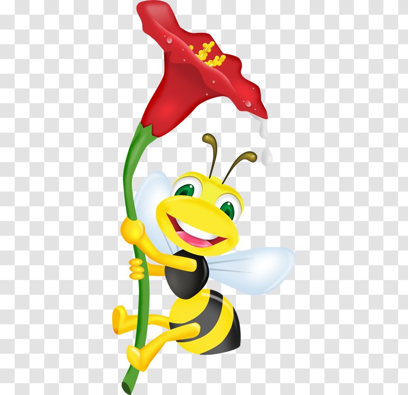 Bee Drawing Painting Phonograph Record - Mural - Miel De Abeja Transparent PNG