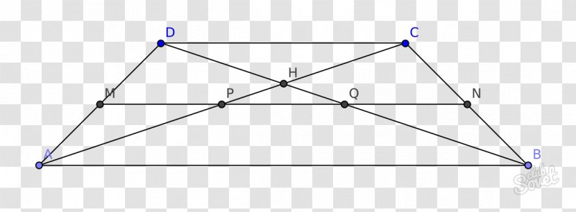 Triangle Isosceles Trapezoid Diagonal - Angle Transparent PNG