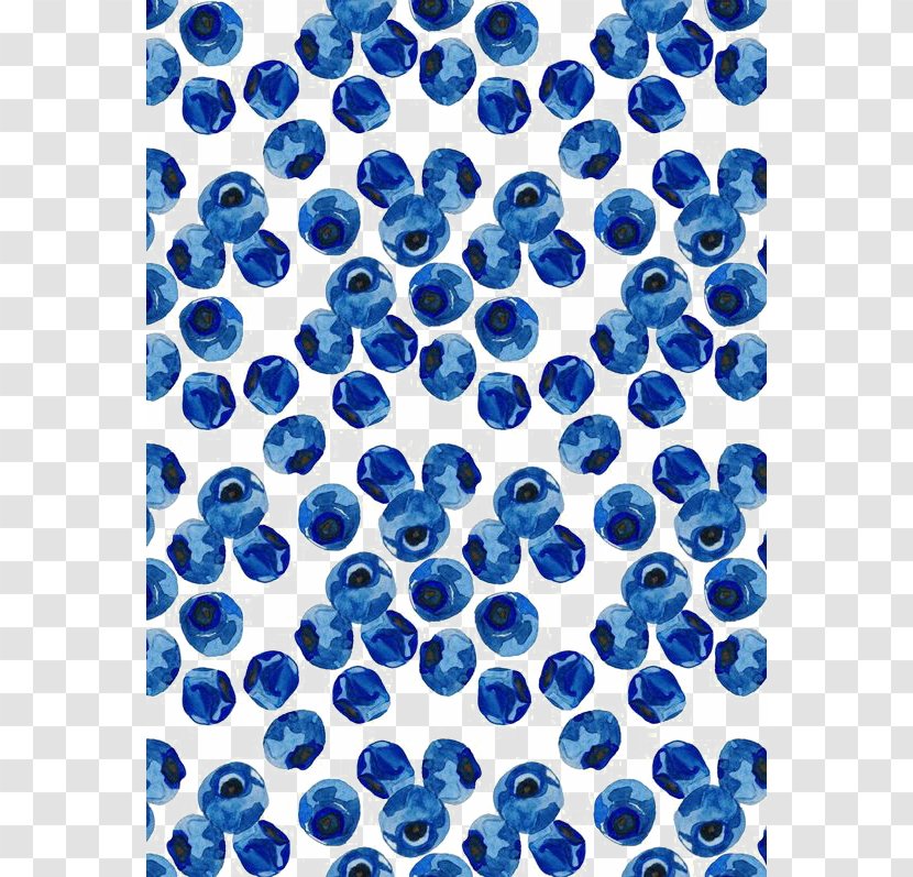 Blueberries For Sal Blueberry Fruit Wallpaper - Cobalt Blue - Shading Transparent PNG