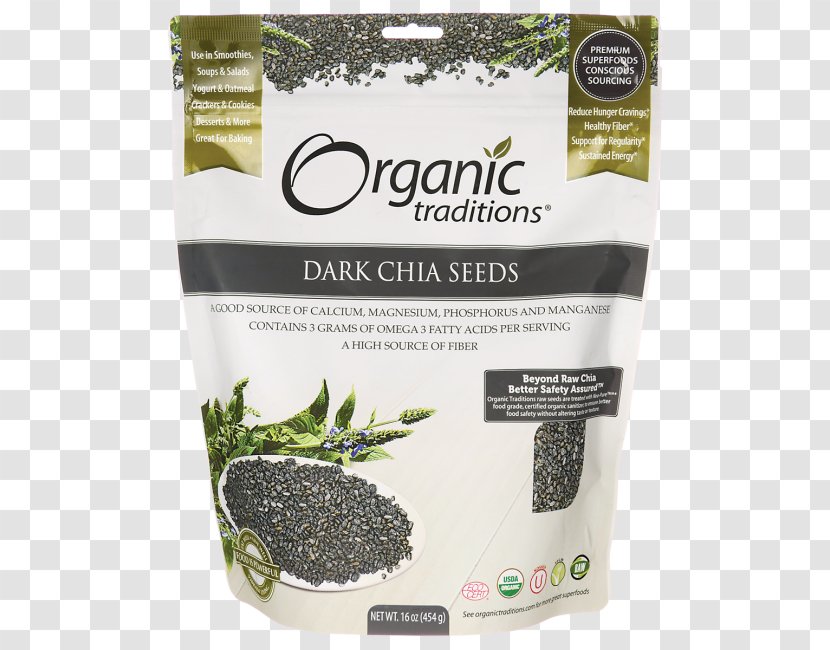 Organic Food Raw Foodism Chia Seed Smoothie - Seeds Transparent PNG