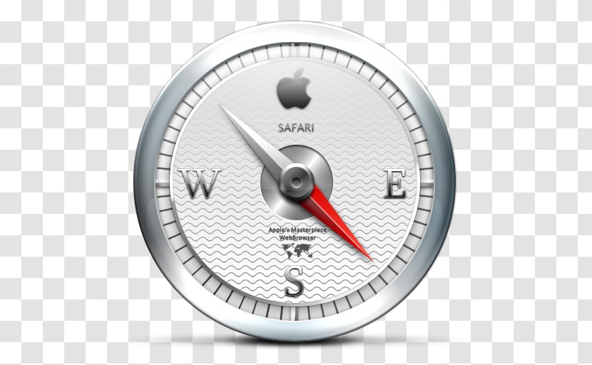 Safari ICO Apple Icon - Application Software - Silver Compass Transparent PNG