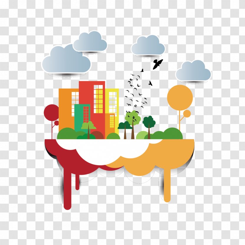 House And Clouds - Architectural Engineering - Building Transparent PNG