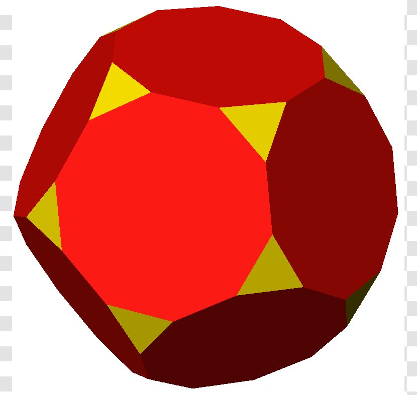 Truncated Dodecahedron Icosidodecahedron Truncation - Irregular Geometry Transparent PNG