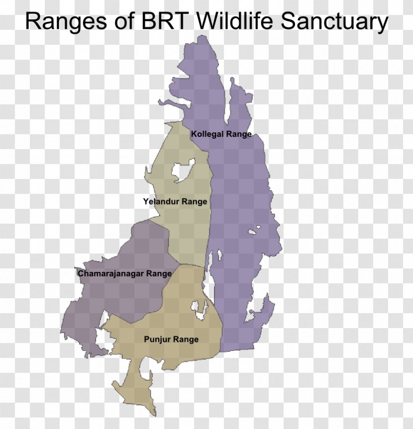 Biligiriranga Hills Nagarhole National Park Palani Wildlife Sanctuary And Refuge - Diagram - Swamy Transparent PNG