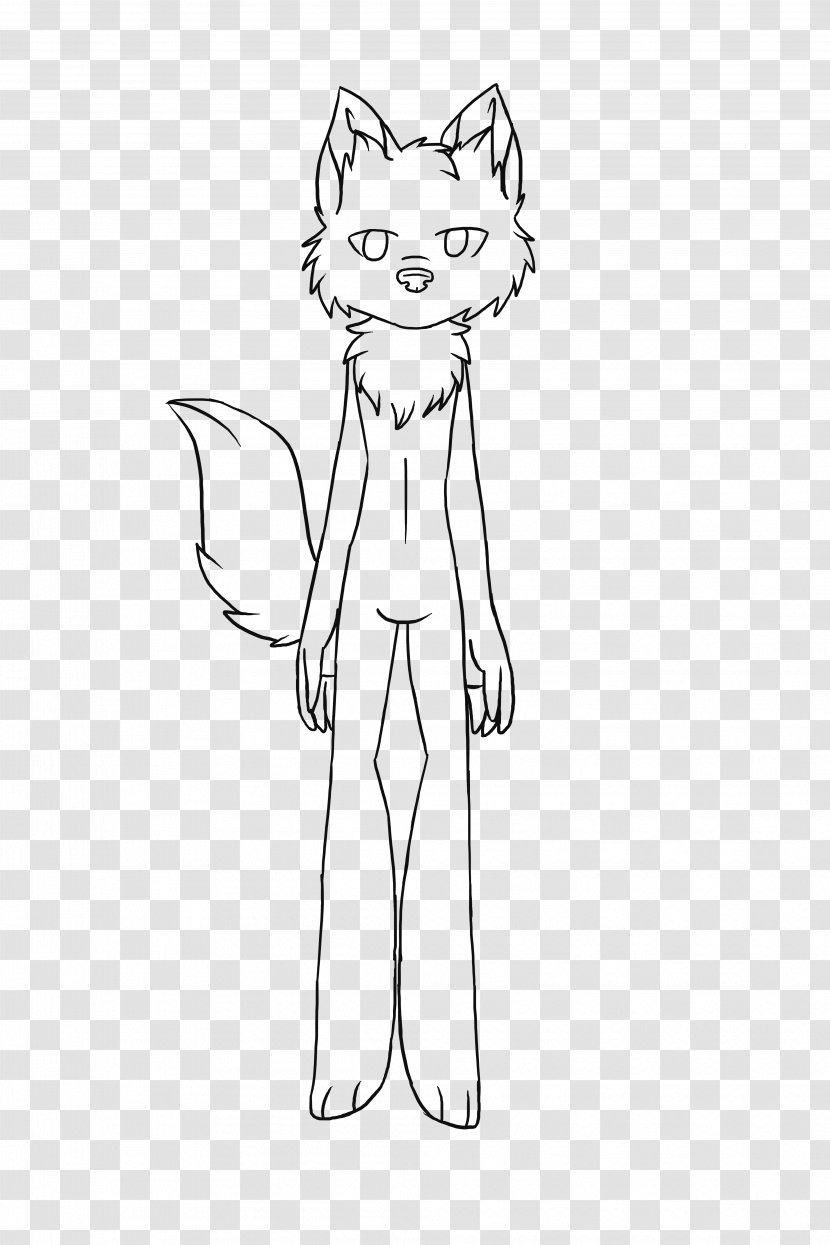 Whiskers Cat Line Art Dog Sketch - Tree - Wolf Furry Transparent PNG