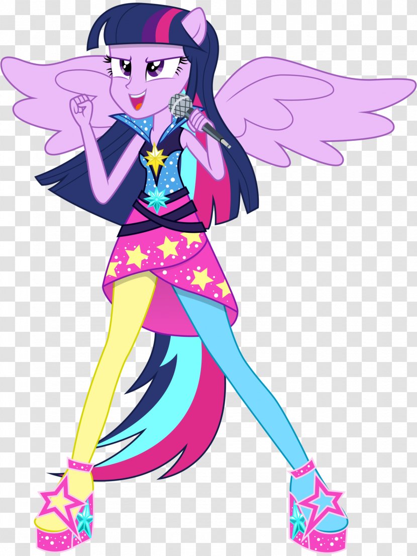 Twilight Sparkle Rainbow Dash Rarity Pinkie Pie Applejack - Cartoon - Vector Transparent PNG