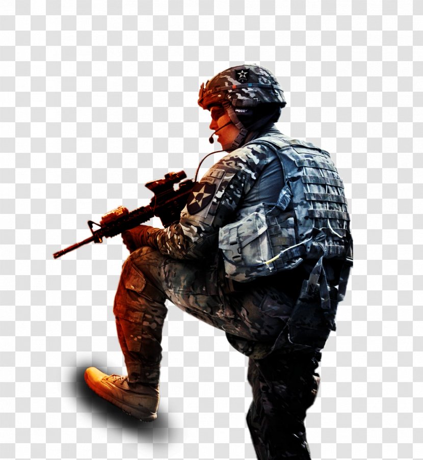 Shooting Sport Soldier - Upload - Squat Ready To Shoot The Soldiers Transparent PNG