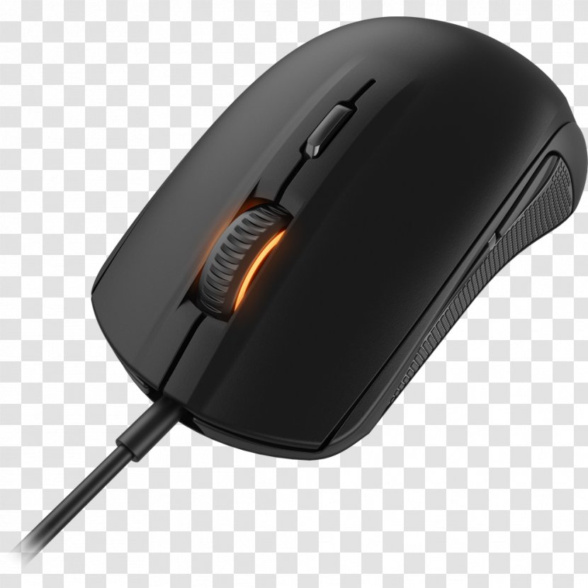 Computer Mouse SteelSeries Sensor Optical Video Game - Razer Logo Transparent PNG