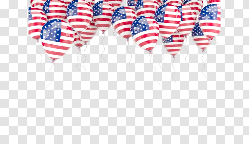 Flag Of The United States Balloon Clip Art Transparent PNG