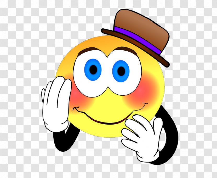 Shyness Embarrassment Blog Smiley Anxiety - Yellow - Clown Hat Transparent PNG