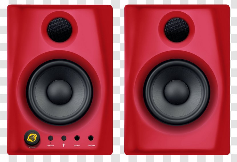 studio monitor loudspeaker monkey gibbon tweeter electronic device red bluetooth speaker transparent png pnghut