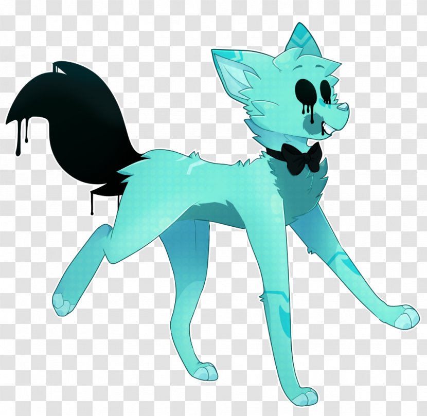 Cat DeviantArt Dog Artist - Turquoise Transparent PNG