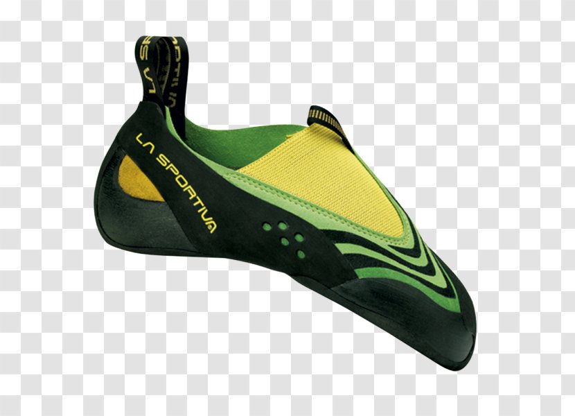 Climbing Shoe La Sportiva Speedster - Running - Yellow Lime Transparent PNG