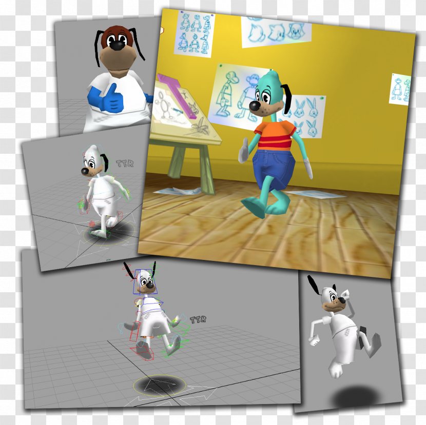 Toontown Online Animated Film Video Game 3D Computer Graphics - 2d - Girls Talking Transparent PNG