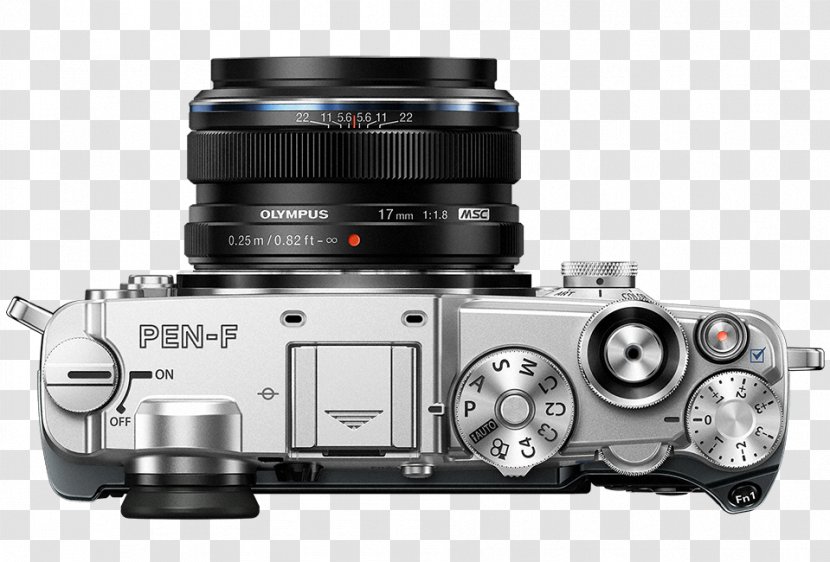 Olympus PEN-F M.Zuiko Digital 17mm F/1.8 ED F1.2 PRO Camera Lens Transparent PNG