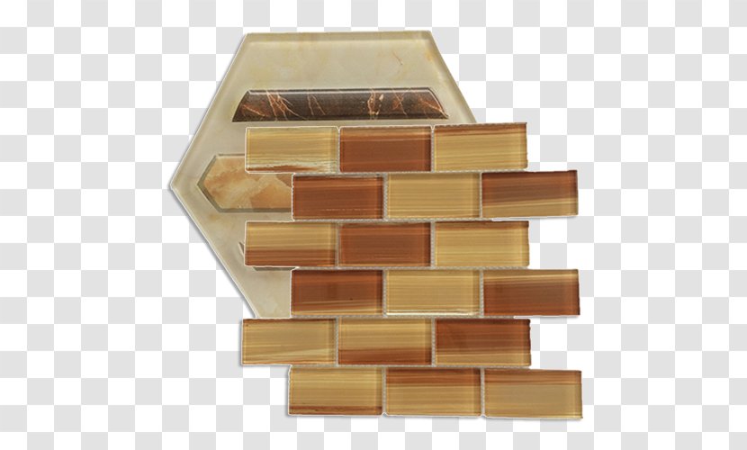 Hardwood Brick Mosaic Furniture Floor - Plywood Transparent PNG