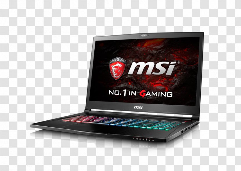 Laptop MSI GS73VR Stealth Pro Intel Core I7 Transparent PNG