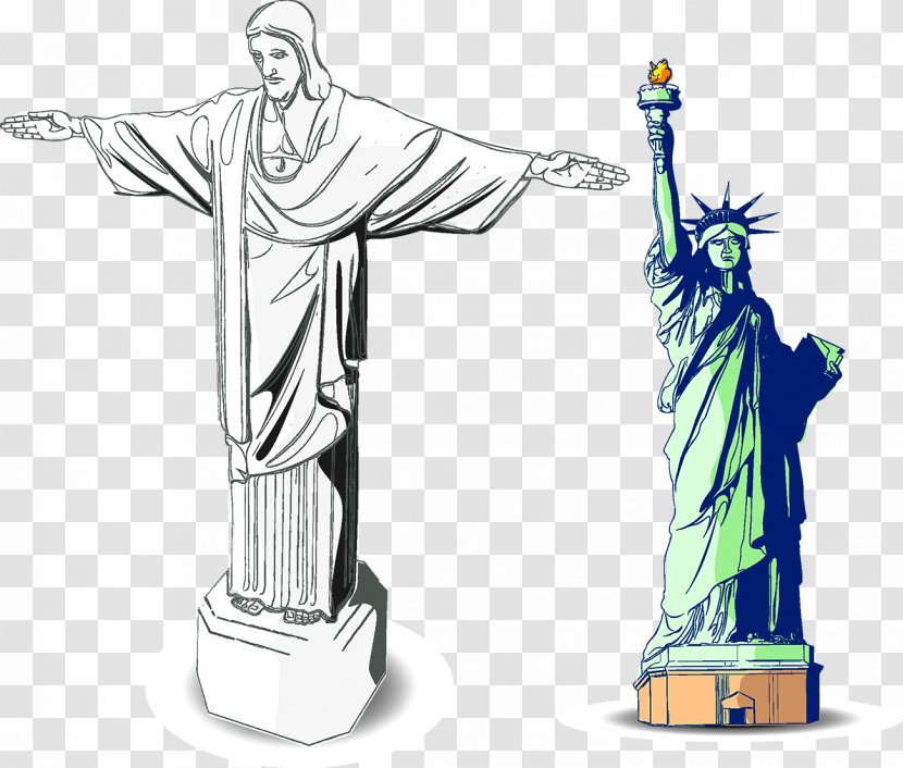 Statue Of Liberty - Structure - Goddess Transparent PNG
