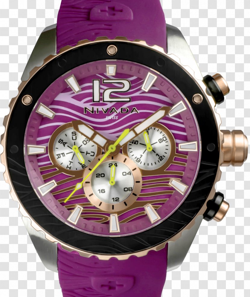 Watch Strap Nivada El Tiempo Solo Es Un Pretexto - Purple - Urban Women Transparent PNG