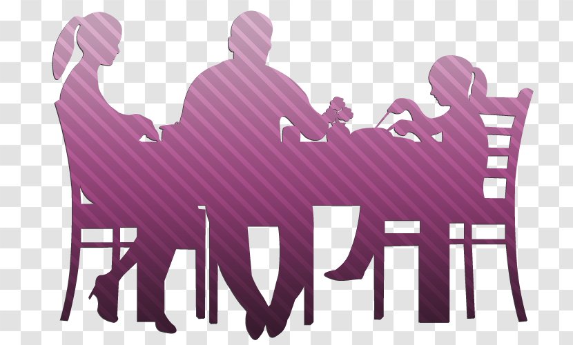 Table Dining Room Dinner Silhouette - Royaltyfree - Yi Transparent PNG