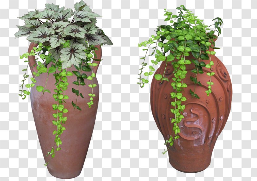 Flower Garden Clip Art - Plant - Retro Decorative Vase Transparent PNG