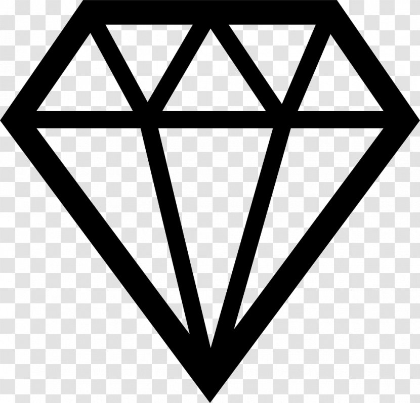 Diamond Jewellery - Monochrome Transparent PNG