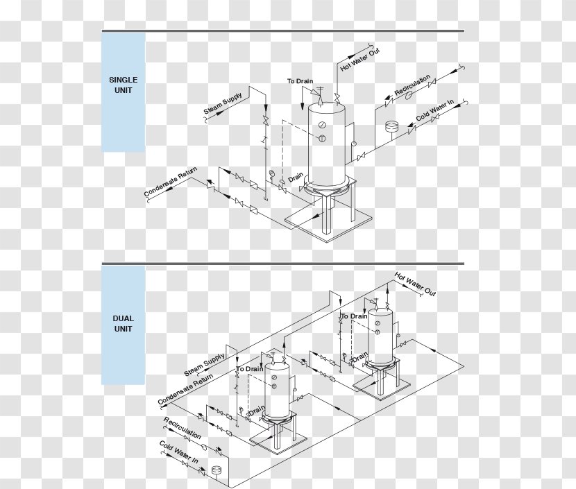Technical Drawing Product Design Engineering Diagram - Water Steam Transparent PNG