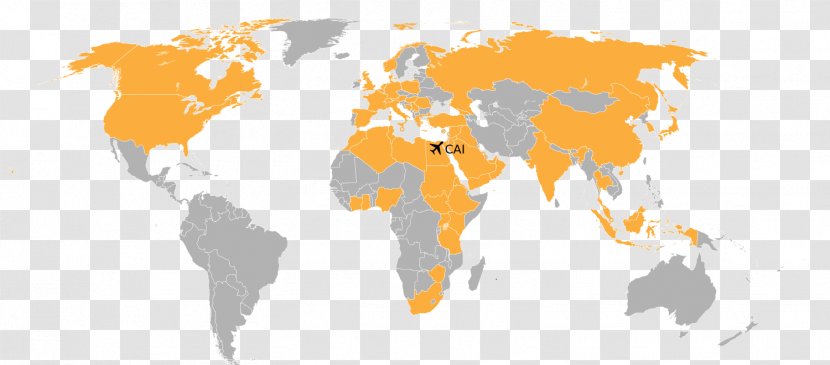 World Map - Locator - Countries Transparent PNG